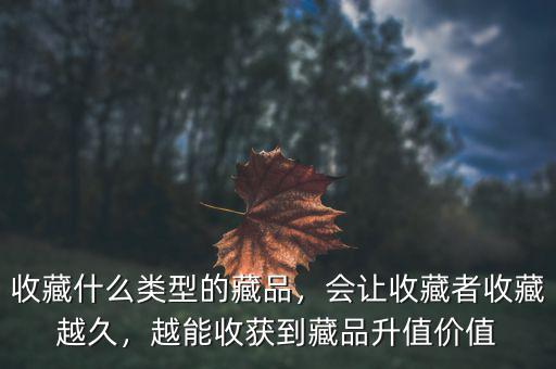 收藏什么類型的藏品，會讓收藏者收藏越久，越能收獲到藏品升值價值