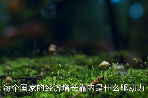 每個國家的經(jīng)濟(jì)增長靠的是什么驅(qū)動力