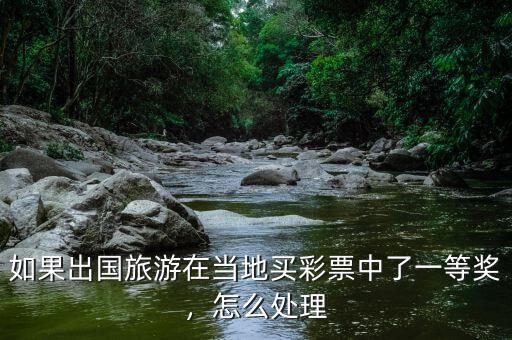 如果出國旅游在當地買彩票中了一等獎，怎么處理