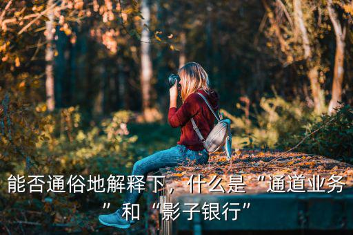 能否通俗地解釋下，什么是“通道業(yè)務”和“影子銀行”