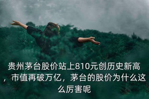 貴州茅臺(tái)股價(jià)站上810元?jiǎng)?chuàng)歷史新高，市值再破萬(wàn)億，茅臺(tái)的股價(jià)為什么這么厲害呢