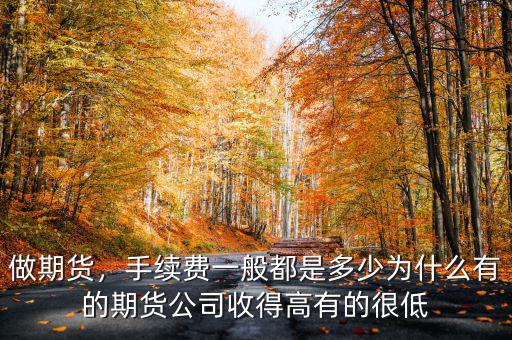 做期貨，手續(xù)費(fèi)一般都是多少為什么有的期貨公司收得高有的很低