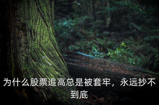 為什么股票追高總是被套牢，永遠(yuǎn)抄不到底