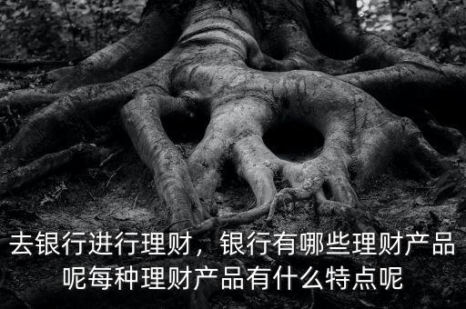 去銀行進行理財，銀行有哪些理財產(chǎn)品呢每種理財產(chǎn)品有什么特點呢