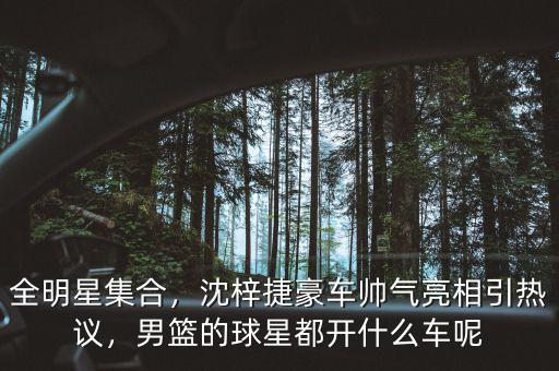 全明星集合，沈梓捷豪車帥氣亮相引熱議，男籃的球星都開(kāi)什么車呢