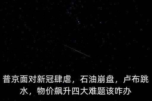 普京面對新冠肆虐，石油崩盤，盧布跳水，物價飆升四大難題該咋辦