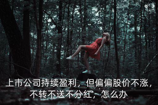 上市公司持續(xù)盈利，但偏偏股價不漲，不轉(zhuǎn)不送不分紅，怎么辦