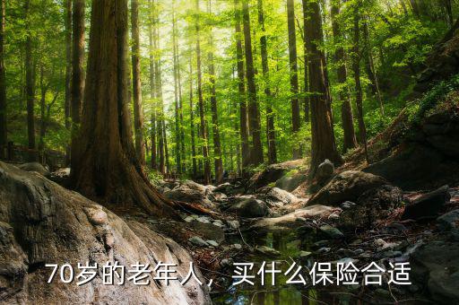 70歲的老年人，買什么保險(xiǎn)合適