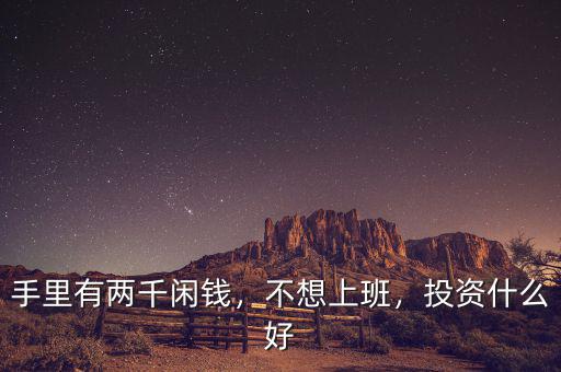 手里有兩千閑錢，不想上班，投資什么好