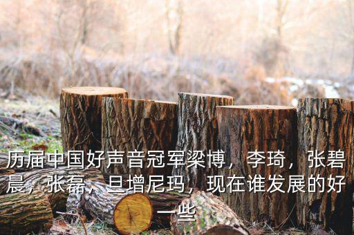 歷屆中國好聲音冠軍梁博，李琦，張碧晨，張磊，旦增尼瑪，現(xiàn)在誰發(fā)展的好一些