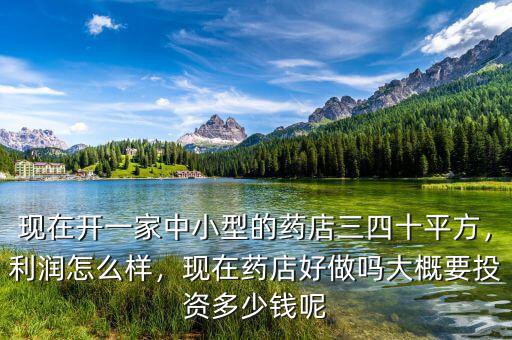 現(xiàn)在開(kāi)一家中小型的藥店三四十平方，利潤(rùn)怎么樣，現(xiàn)在藥店好做嗎大概要投資多少錢呢