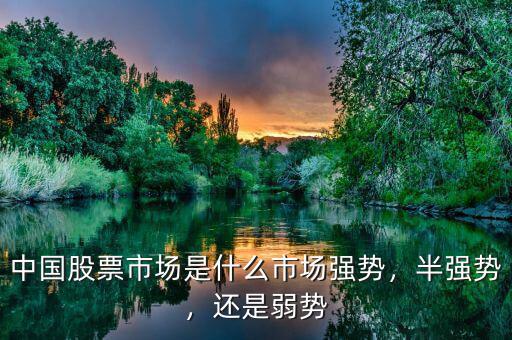 中國股票市場是什么市場強(qiáng)勢，半強(qiáng)勢，還是弱勢