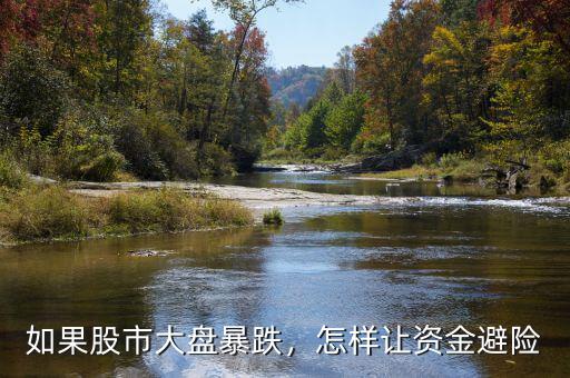 如果股市大盤(pán)暴跌，怎樣讓資金避險(xiǎn)