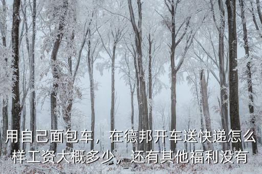用自己面包車，在德邦開車送快遞怎么樣工資大概多少，還有其他福利沒有