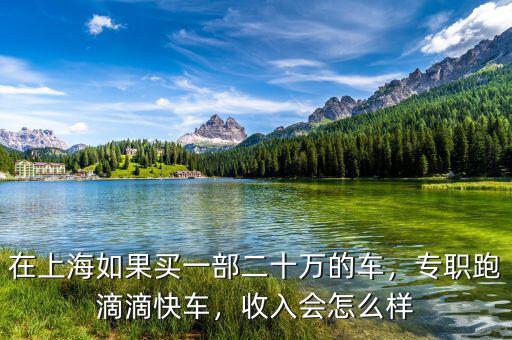 在上海如果買一部二十萬(wàn)的車，專職跑滴滴快車，收入會(huì)怎么樣
