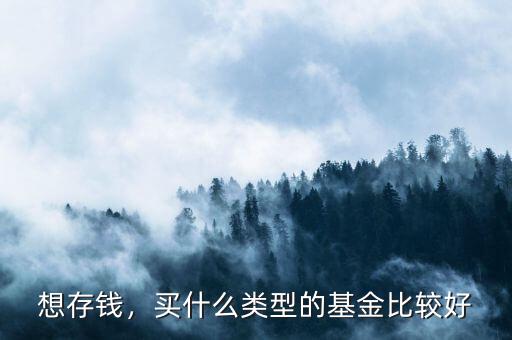 想存錢，買什么類型的基金比較好