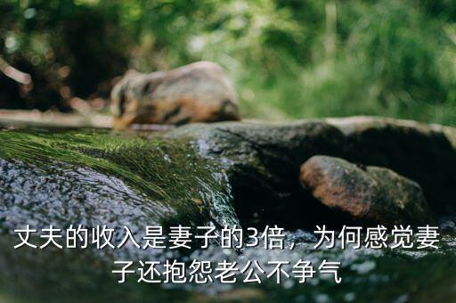丈夫的收入是妻子的3倍，為何感覺妻子還抱怨老公不爭氣