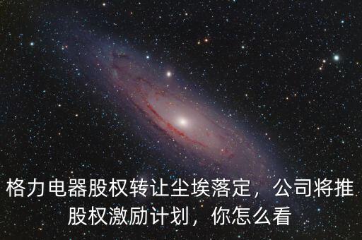 格力電器股權轉讓塵埃落定，公司將推股權激勵計劃，你怎么看