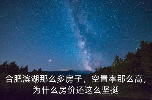 合肥濱湖那么多房子，空置率那么高，為什么房價還這么堅挺