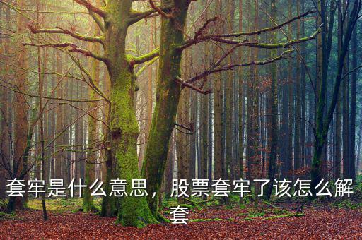 套牢是什么意思，股票套牢了該怎么解套