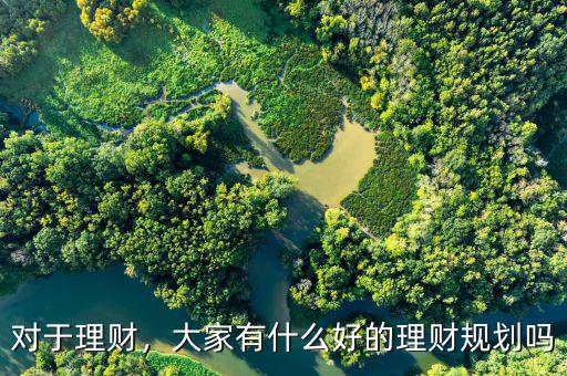 對(duì)于理財(cái)，大家有什么好的理財(cái)規(guī)劃嗎