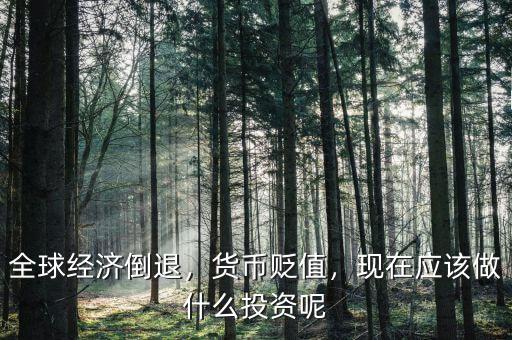 全球經(jīng)濟倒退，貨幣貶值，現(xiàn)在應(yīng)該做什么投資呢