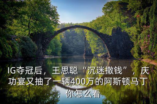IG奪冠后，王思聰“沉迷撒錢”，慶功宴又抽了一輛400萬的阿斯頓馬丁，你怎么看