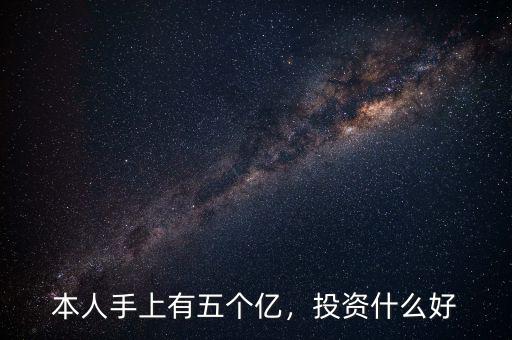 本人手上有五個(gè)億，投資什么好