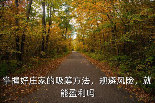 掌握好莊家的吸籌方法，規(guī)避風(fēng)險，就能盈利嗎