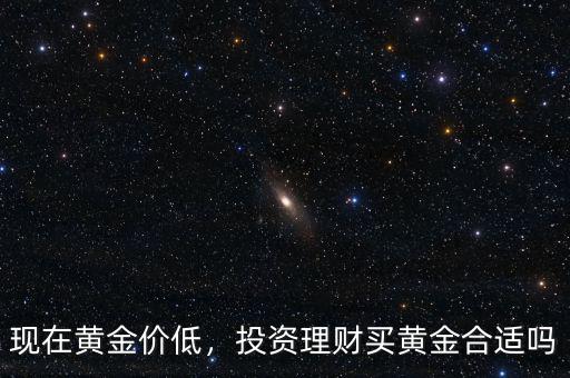 現(xiàn)在黃金價低，投資理財買黃金合適嗎