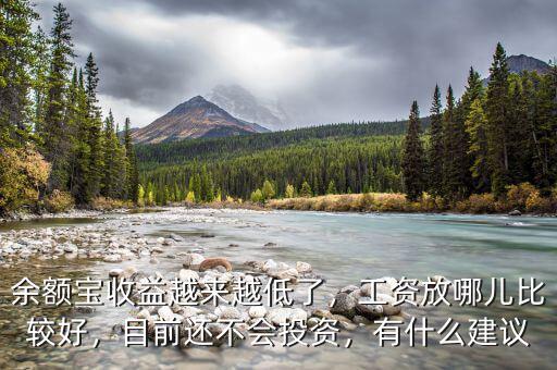 余額寶收益越來越低了，工資放哪兒比較好，目前還不會投資，有什么建議