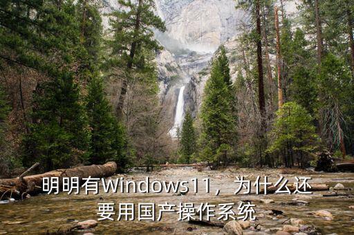 明明有Windows11，為什么還要用國產(chǎn)操作系統(tǒng)