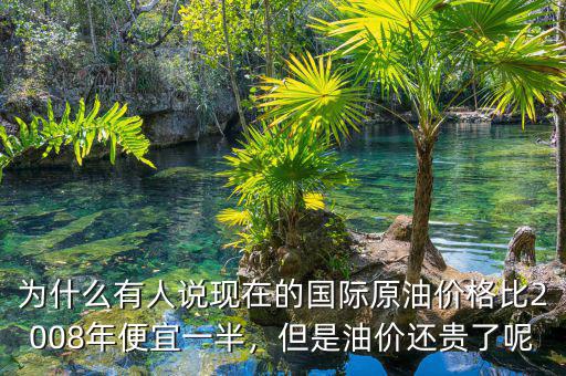 為什么有人說現(xiàn)在的國際原油價格比2008年便宜一半，但是油價還貴了呢