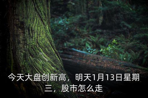 今天大盤(pán)創(chuàng)新高，明天1月13日星期三，股市怎么走