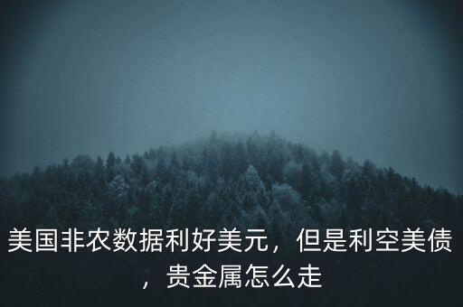 美國非農(nóng)數(shù)據(jù)利好美元，但是利空美債，貴金屬怎么走