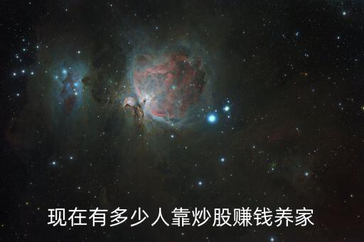現(xiàn)在有多少人靠炒股賺錢(qián)養(yǎng)家