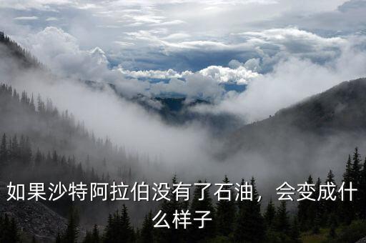 如果沙特阿拉伯沒有了石油，會(huì)變成什么樣子