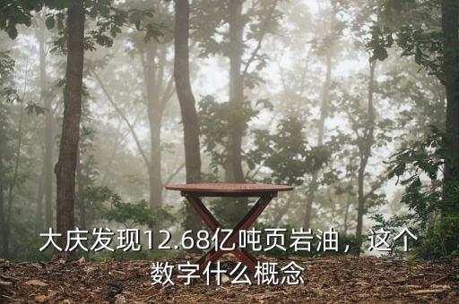 大慶發(fā)現(xiàn)12.68億噸頁巖油，這個數(shù)字什么概念