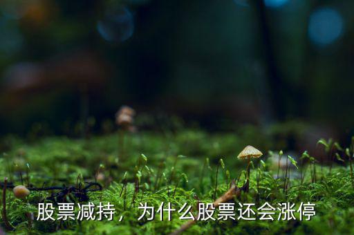 股票減持，為什么股票還會(huì)漲停