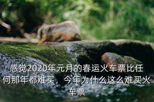 感覺2020年元月的春運(yùn)火車票比任何那年都難買，今年為什么這么難買火車票