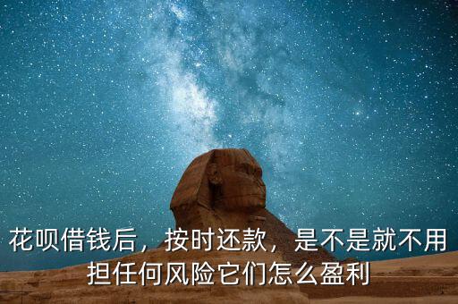 花唄借錢后，按時(shí)還款，是不是就不用擔(dān)任何風(fēng)險(xiǎn)它們?cè)趺从? class=