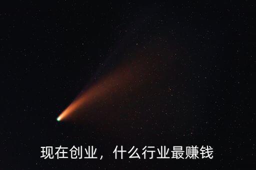 現(xiàn)在創(chuàng)業(yè)，什么行業(yè)最賺錢