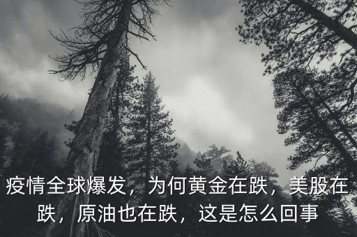 疫情全球爆發(fā)，為何黃金在跌，美股在跌，原油也在跌，這是怎么回事