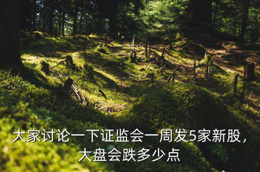 大家討論一下證監(jiān)會一周發(fā)5家新股，大盤會跌多少點