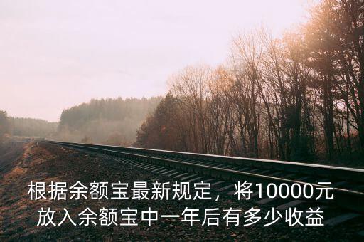 根據(jù)余額寶最新規(guī)定，將10000元放入余額寶中一年后有多少收益