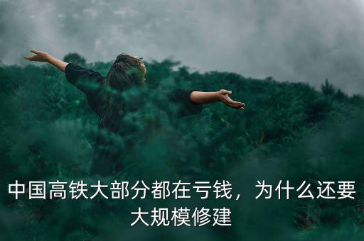 中國高鐵大部分都在虧錢，為什么還要大規(guī)模修建
