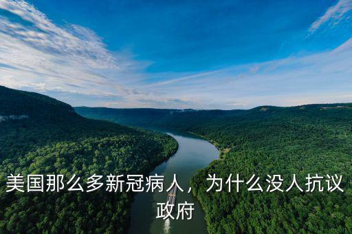 美國那么多新冠病人，為什么沒人抗議政府