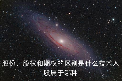 股份、股權(quán)和期權(quán)的區(qū)別是什么技術(shù)入股屬于哪種