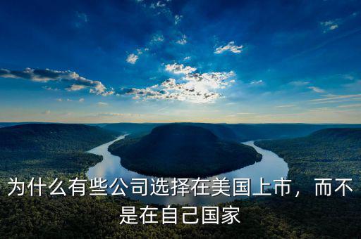 為什么有些公司選擇在美國上市，而不是在自己國家