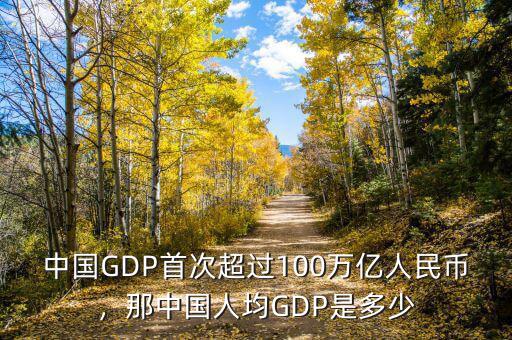 中國GDP首次超過100萬億人民幣，那中國人均GDP是多少